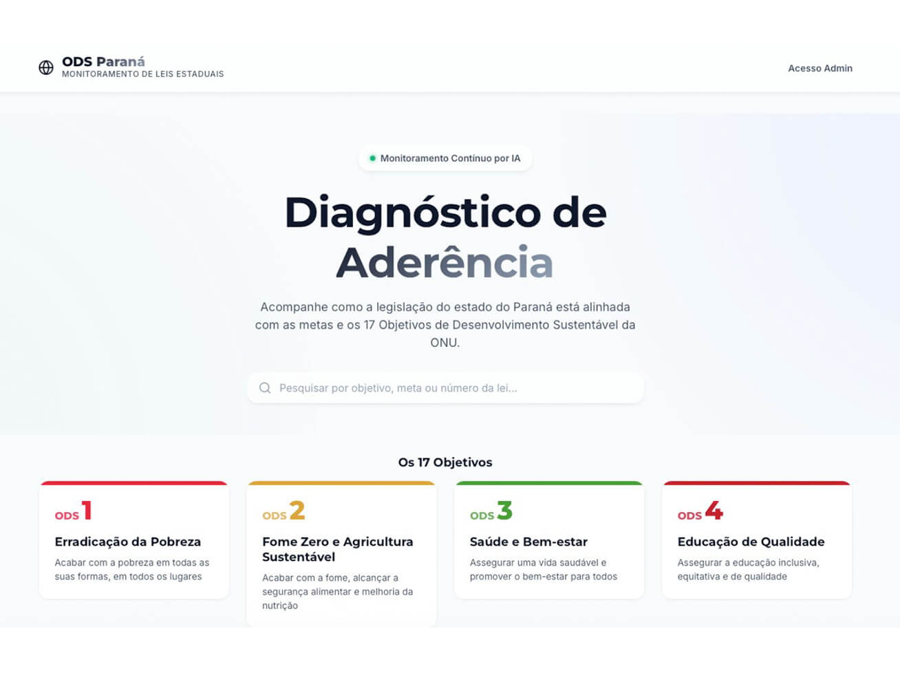 Ferramenta de Aderência de Leis